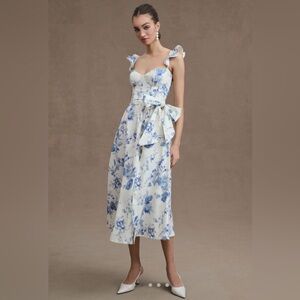 V. Chapman Vera Dress in Provençal Blue Size 8